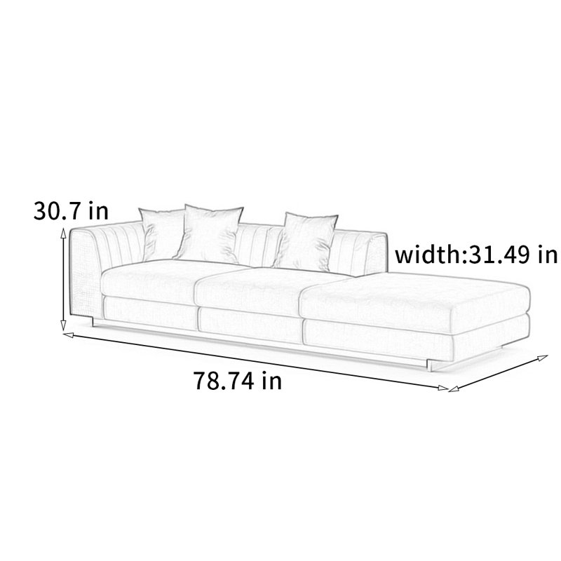 Chaise modulaire en bois massif, Orienté à gauche (vu de face), Vert