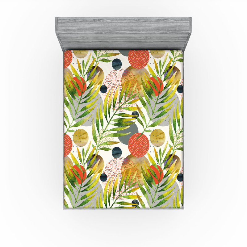 Drap-housse Ambesonne Exotics Vibe, Drap-housse très grand californien