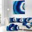 Coussin décoratif en cristal designart’blue agate Abstract-31035206-31035209