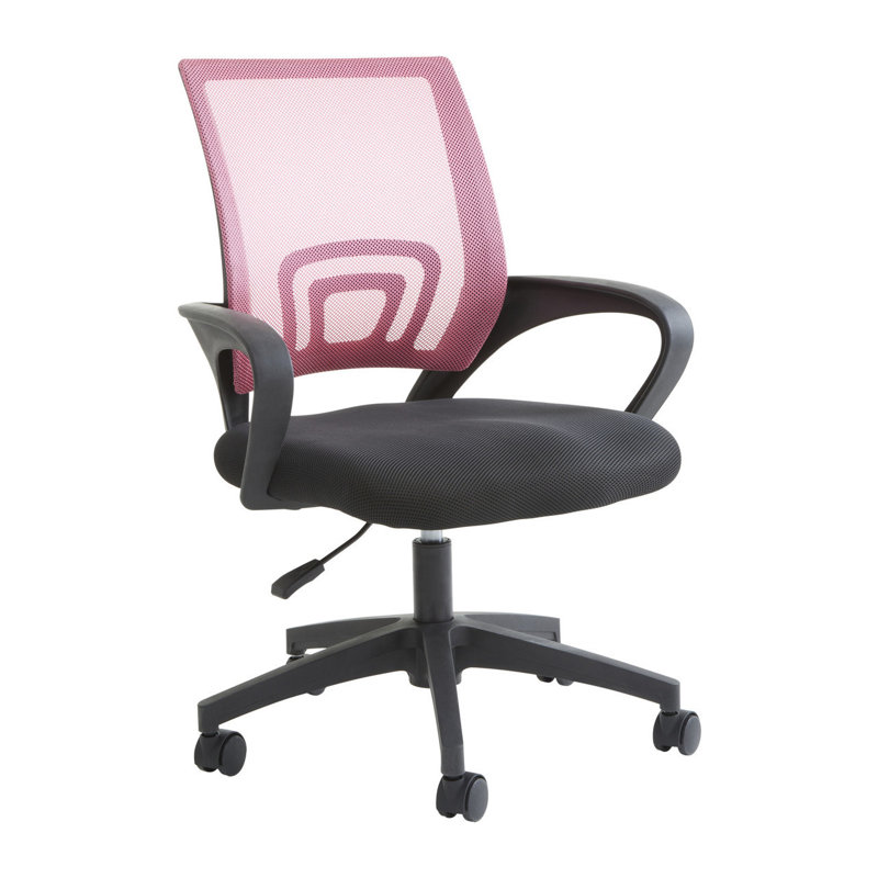Sharples Office Chair, Pink/Black