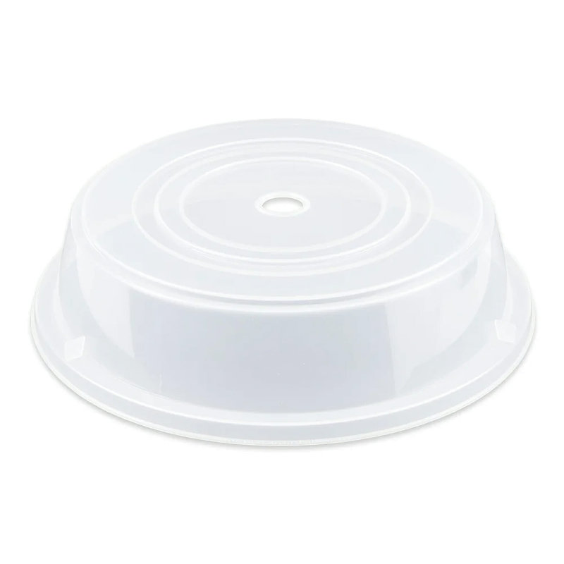 Couvre-assiettes rondes en plastique GET CO-103-CL, (ensemble de 12), 11.4", Clair