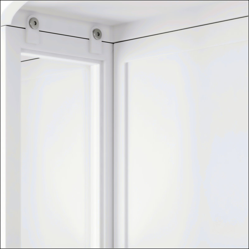 Armoire 23,62 po, Blanc