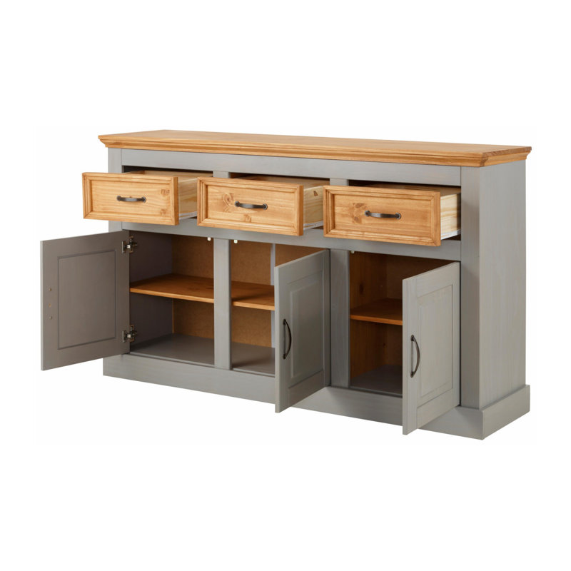 Perley 151cm Sideboard, Grey / White