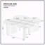 Table basse en MDF en forme de papillon-507933137
