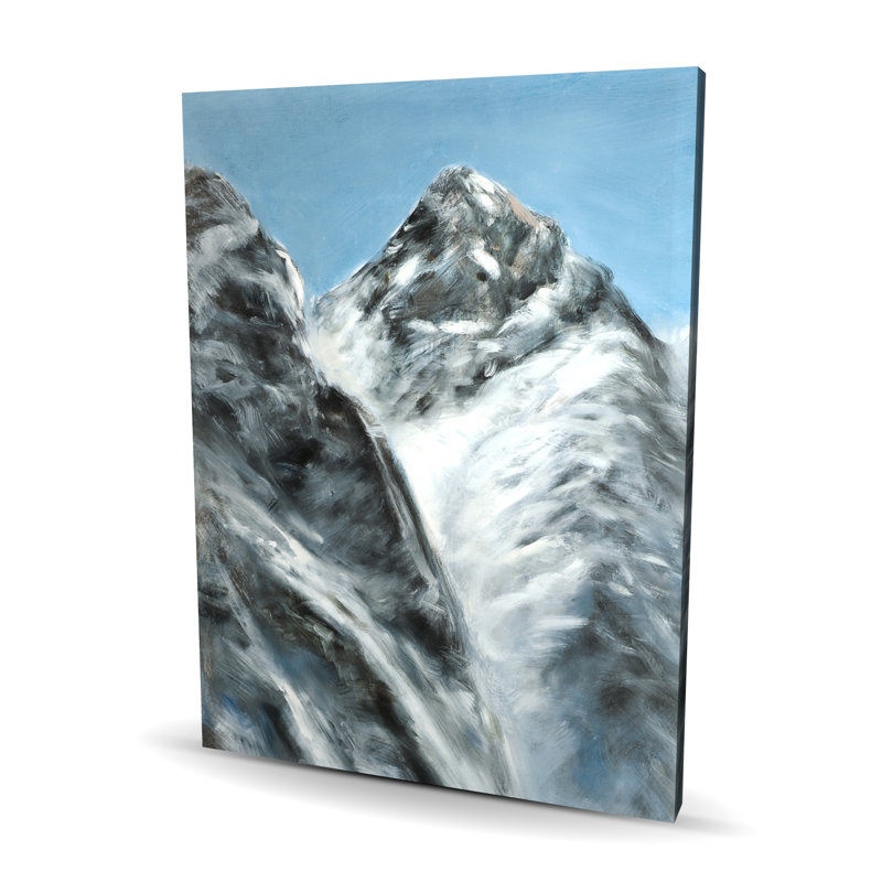 «Mountains of Lhotse», toile murale - art de chambre bleu