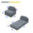 Folding Sofa Bed, Compression Convertible Sleeper Chair Mattress, Floor Sofa Lounge for Living Room Bedroom-143233660
