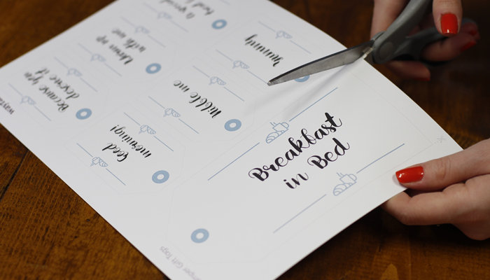 these stylish gift tags are sure to make your loved one smile