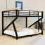 Metal Bunk Bed with Ladders-1873076332