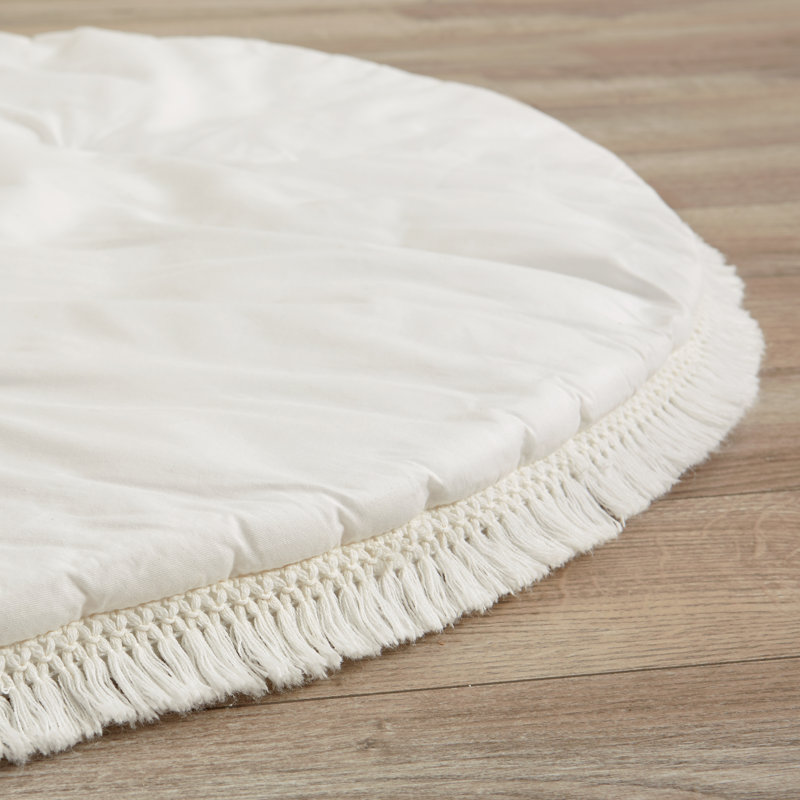 Tapis de jeu pour bébé par Sweet Jojo Designs, Blanc cassé