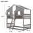 Twin Over Twin House Bunk Bed With Roof and Window-1771451971