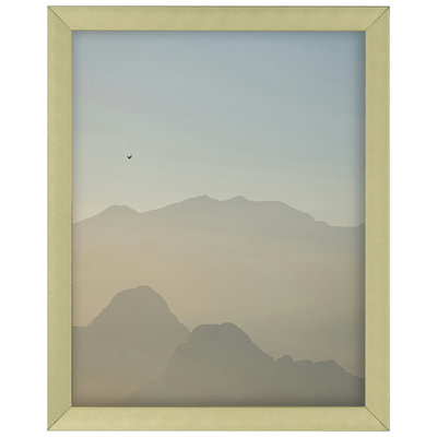 12x16 Picture Frame Gold Glory Metal Style OE40151 , 0.625 Inch Metal Moulding , Includes Acrylic and Backing , Wall Display Frame for Art, Posters, or Photos , 