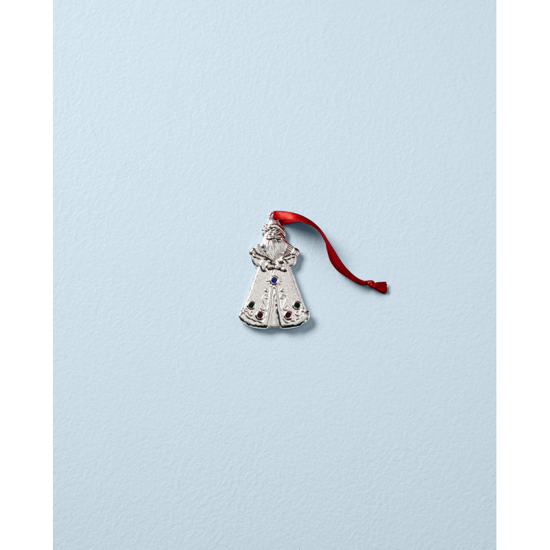 Jeweled Santa Ornament