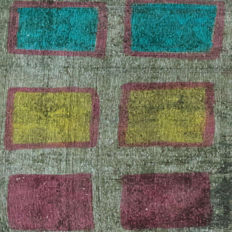 Abstract Indoor Rug, Square 4'