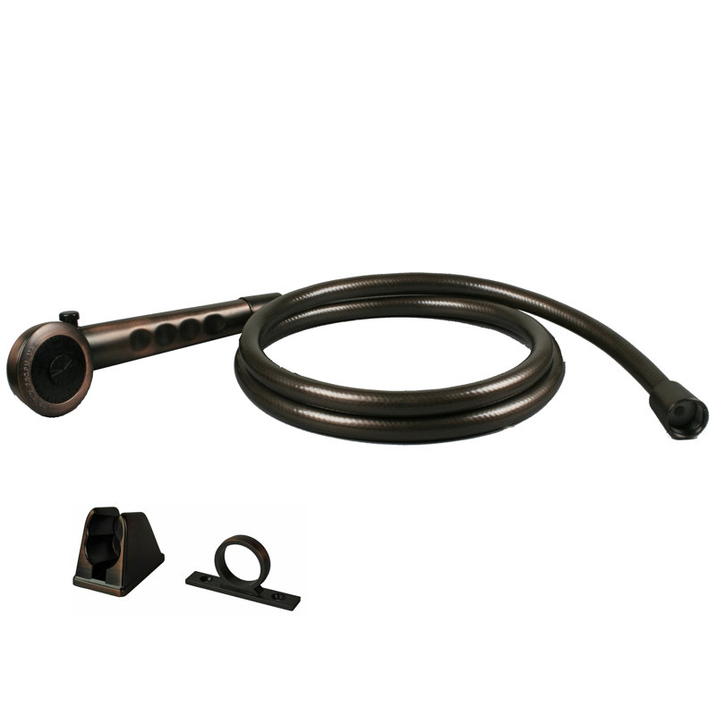 Handheld Shower Head, Black