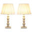 Lampe de table blanche 17,5 "