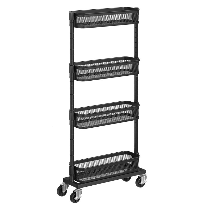 Sael Metal Bar Cart, Black