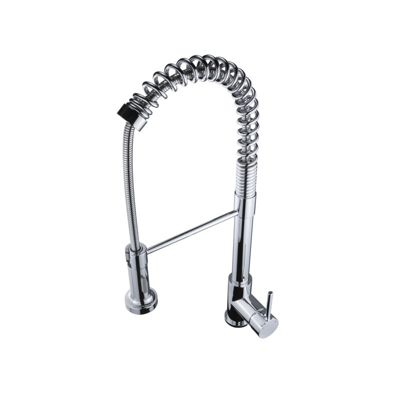 Robinet de cuisine à poignée simple pull down Luxurious