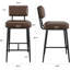 Faux Leather Accent Chair
