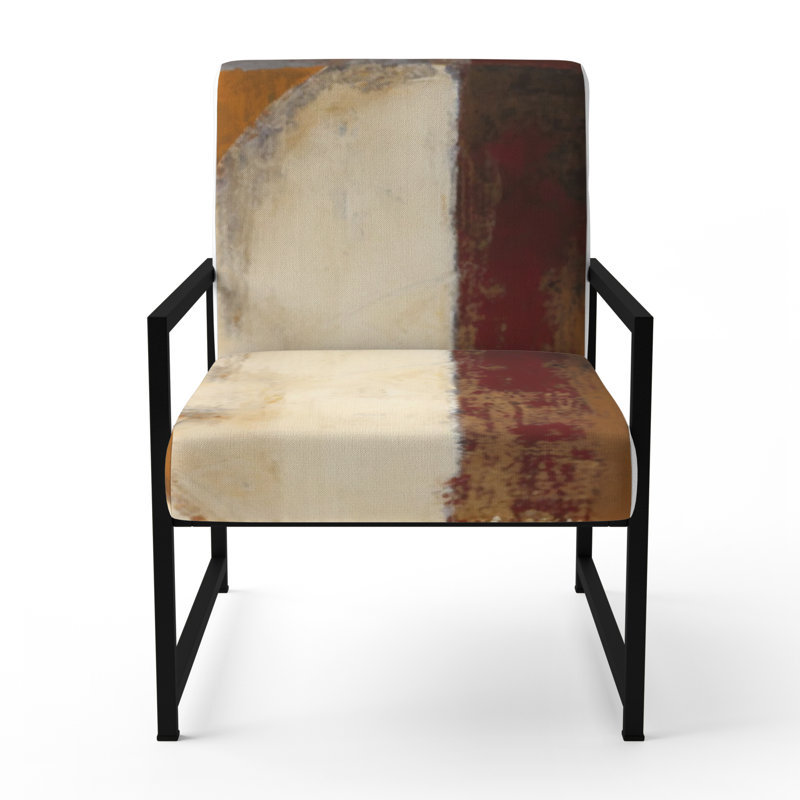 Culligan - Chaise rembourrée avec accoudoirs, Noir, noir, noir, noir