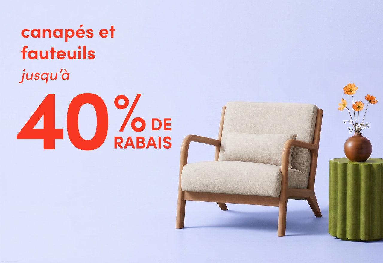 canapés et fauteuils en solde