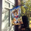 Drapeau Cowboy Welcome House-112699320