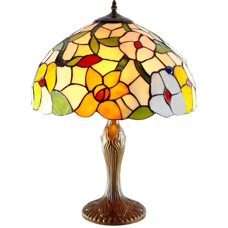 Mintz Metal Table Lamp, 45cm H x 40.64cm W x 40.64cm D, Blue/Pink/Beige/Green