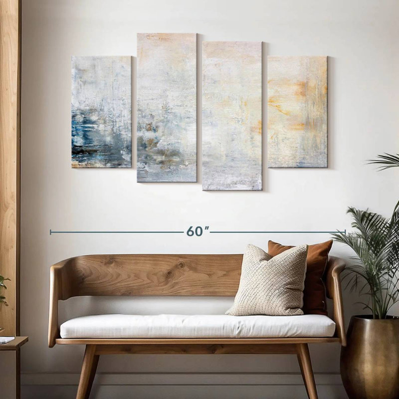 Avery Whitewash, 32" H x 52" W