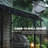 8' x 5' Grill Gazebo Lean-to Pergola with Polycarbonate Roof