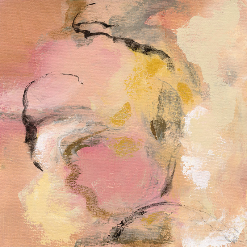Peony Aroma II by Silvia Vassileva - Wrapped Canvas Painting Print, 76cm H x 76cm W