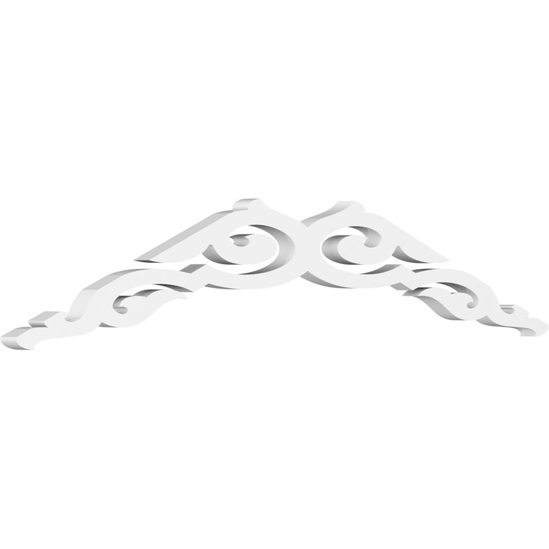 Pignon en PVC de qualité architecturale Rotherham, H 7,5 po x l 36 po x P 1 po, 5 / 12