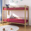 Matelas pour enfant en mousse à mémoire de forme simple de 5 pouces en rose - Conception peu encombrante pour lits superposés et lits gigognes, housse respirante, support profilé pour tous les âges