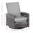Outdoor Wicker Swivel Recliner Chair, Reclining Backrest, Lifting Footrest, 360° Rotating Basic, Water Resistant Cushions For Patio