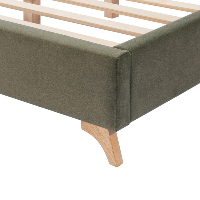 Base de lit Pelham, Grand, Bouclé olive