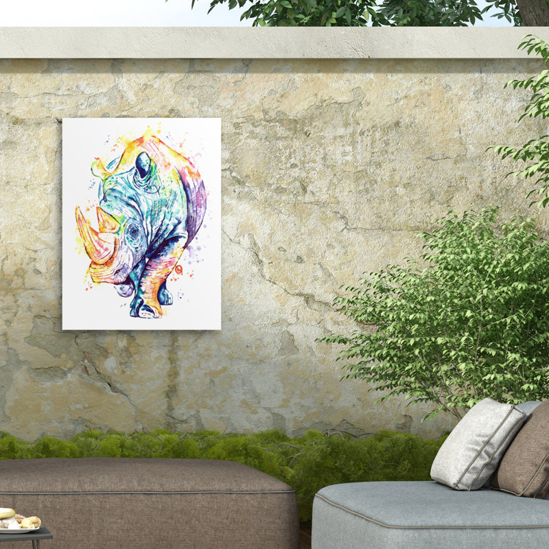 Toile d'extérieur Lisa Whitehouse Rhino, H 35 po x l 47 po