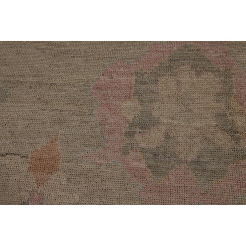 Vegetable Dye Oushak Turkish Area Rug