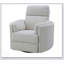 Fauteuil inclinable et oscillant Sagen Beige Boucle avec pivot, confortable et élégant pour les espaces de vie modernes