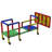 Buildable Play Structure Set with Wheels, Indoor and Outdoor
