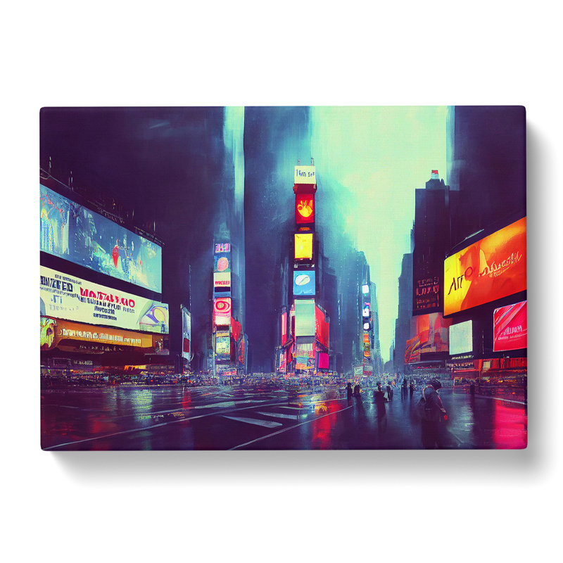 New York City Times Square Vol.3 - Wrapped Canvas, 50cm H x 76cm W x 3cm D