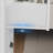 3-Drawer Fluted Nightstand with Storage, 24" Wide Mid Century Modern Bedside Table, Wooden End Table with Metal Handles & Splayed Legs, Small Dresser for Bedroom, Living Room,-5808237-256660177