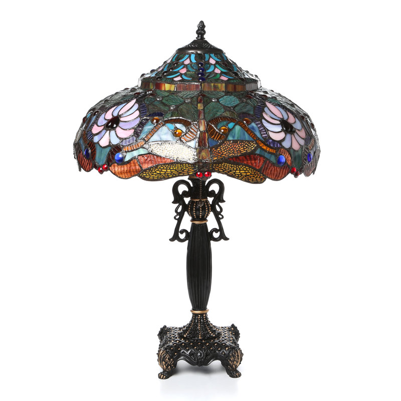 Lampe de table libellule 27 po Beley