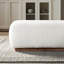 Banc Kelvin Ivory Boucle