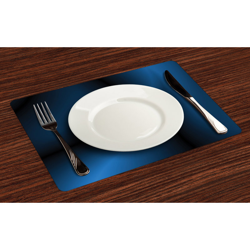 Polyester Abstract Rectangle Placemat
