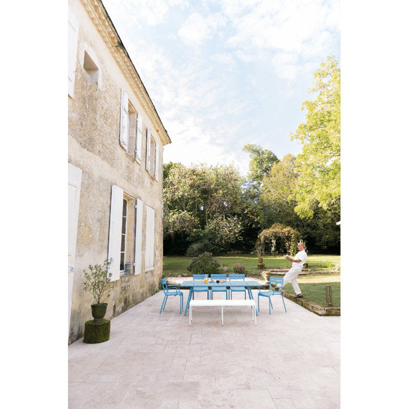 Luxembourg Outdoor Dining Armchair, Latte Beige