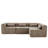 Forma 145.5 Inch Modern Modular Compression Sectional Sofa-118963528