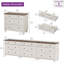 Commodes 101 po en bois massif