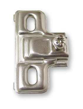 Poignée coupelle contemporaine 3 po nickel satiné