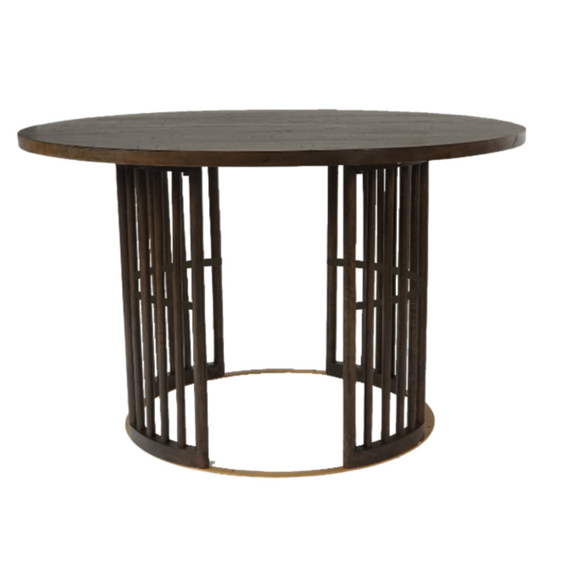 Round Solid Wood Dining Table