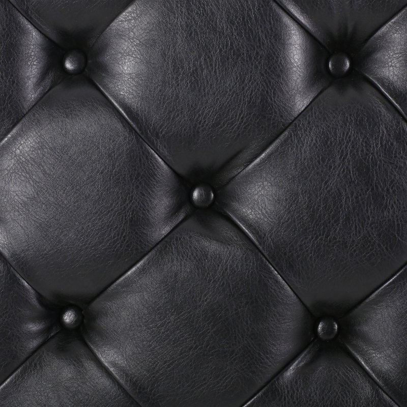 ROUND OTTOMAN, Black