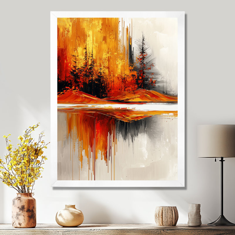Opsincs - Landscapes Wall Art Prints, 20" H x 12" W, Reproduction encadrée d'une seule photo, White