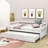 Twin Wooden Daybed with Twin Size Trundle-1877143015